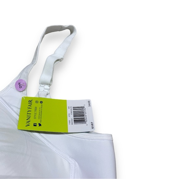 Vanity Fair SPORT Medium Impact Underwire Bra 44D - Picture 5 of 7